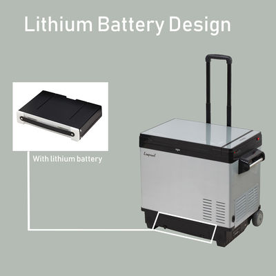 Car Fitment 30L portabile frigorifero solare frigorifero con doppia porta e batteria LFP