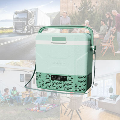 Mini Auto Freezer Cooler 12v Portable Refrigerator Baule frigorifero con manico auto