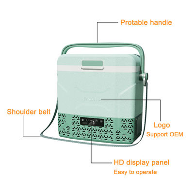 Mini Auto Freezer Cooler 12v Portable Refrigerator Baule frigorifero con manico auto