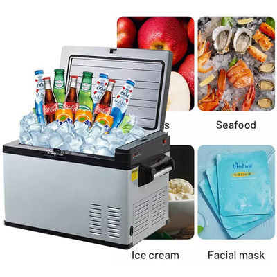 Conveniente frigo portatile a corrente continua per un facile trasporto e 644 pollici di capacità