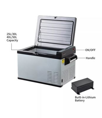 Frigorifero esterno a energia solare con batteria al litio e pannello solare opzionale