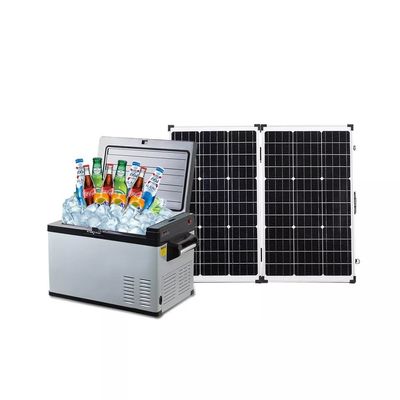 Mini frigorifero solare frigorifero per auto campeggio mini frigorifero portatile alimentato a batteria