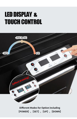 40L frigorifero per auto portatile con doppio controllo della temperatura e refrigerante R134a