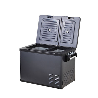 Frigorifero per auto ad alta capacità a raffreddamento rapido da 60L con doppia temperatura e doppio controllo