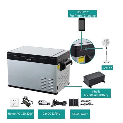Frigorifero solare e mini frigorifero per auto 220v 12v e frigorifero per auto portatile