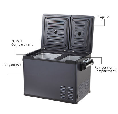 16 kg doppio controllo 30L DC12V 24V frigorifero auto frigorifero pannello solare alimentato per campeggio