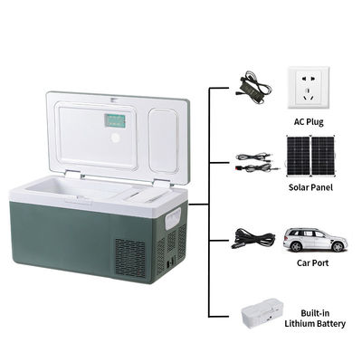 NO App controllato 25L frigorifero solare per auto con batteria sostitutiva integrata