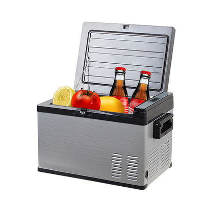 Congelatore per auto solare da 25L per campeggio Congelatore a porta singola Refrigeratore portatile a doppia corrente