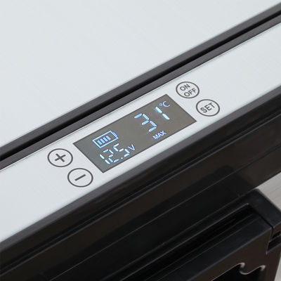 Congelatore per auto solare da 25L per campeggio Congelatore a porta singola Refrigeratore portatile a doppia corrente