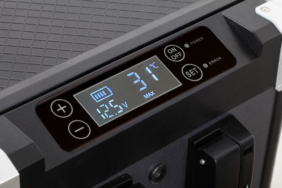 Frigorifero per auto SUV di grande capacità da 60 litri con stile sportivo e congelatore a compressione