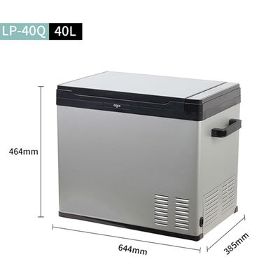 Refrigeratore per auto solare portatile Compressore raffreddatore per viaggi DC 12V Freezer per auto da campeggio Ghiaccio
