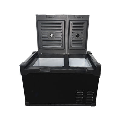35l Dc Compressore Mini Car Refrigerator For Tesla Car Fridge Freezer In Armrest Design